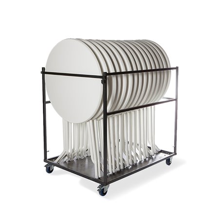 Grand chariot de transport pour tables hautes, 127x97x120cm (BxTxH), T90120 - Lot de  -  VEBA  - T90120