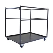 Grand chariot de transport pour tables hautes, 127x97x120cm (BxTxH), T90120 - Lot de  -  VEBA  - T90120