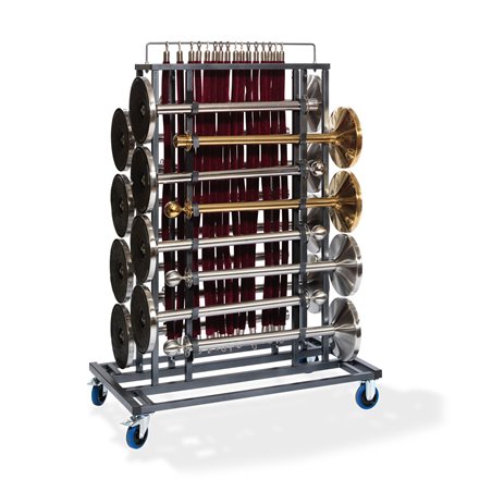 Chariot de transport Elegance pour 16 potelets et cordes, 129x76x180cm (BxTxH) - Lot de  -  VEBA  - T91000