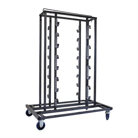 Chariot de transport Elegance pour 16 potelets et cordes, 129x76x180cm (BxTxH) - Lot de  -  VEBA  - T91000