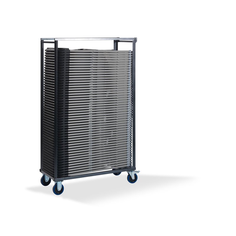 Chariot de transport Budget pour 50 chaises Budget, 113x47x180cm (BxTxH), T90200 - Lot de  -  VEBA  - T90200