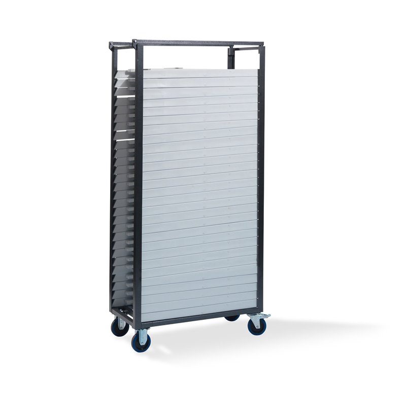 Chariot de transport pour 30 chaises pliantes de mariage, 93x47x195cm (BxTxH), T90400 - Lot de  -  VEBA  - T90400