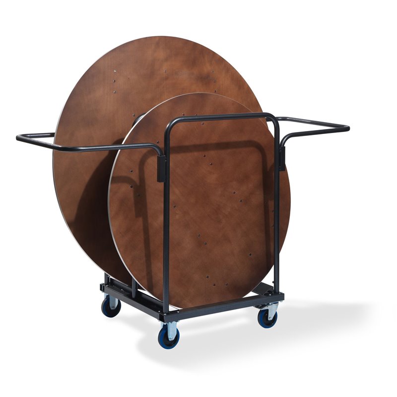 Chariot de transport pour 8 tables de banquet rondes, 80x75x124cm (BxTxH), T90500 - Lot de  -  VEBA  - T90500