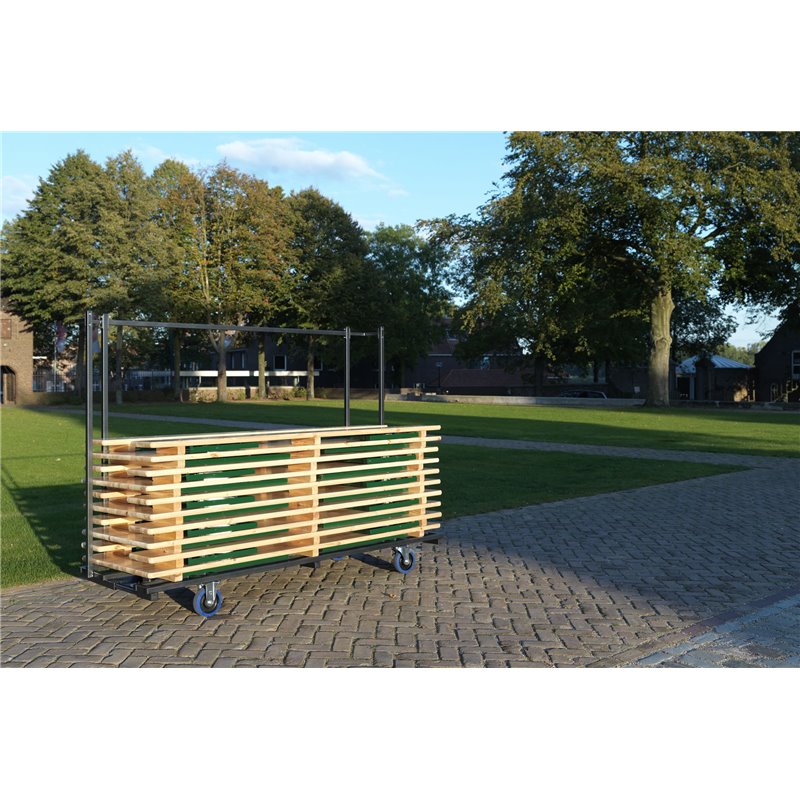 Chariot de transport pour classique 10 ensembles complets de brasseur, 230x59-89x170cm (BxTxH), T90800 - Lot de  -  VEBA  - T908
