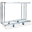 Chariot de transport professionnel pour 10 ensembles complets de brasseur, 231,5x59-89x180,5cm (BxTxH), T90810 - Lot de  -  VEBA