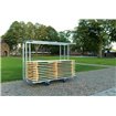 Chariot de transport professionnel pour 10 ensembles complets de brasseur, 231,5x59-89x180,5cm (BxTxH), T90810 - Lot de  -  VEBA