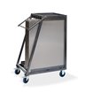 Chariot de transport pour 5 tables de travail pliantes en inox, 88x65x113cm (BxTxH), T91200 - Lot de  -  VEBA  - T91200