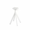 Infinity table de bistrot avec pi&egrave;tement blanc + plateau HPL Riverwashed Wood 70x70 cm - Lot de  -  VEBA  - 120021477