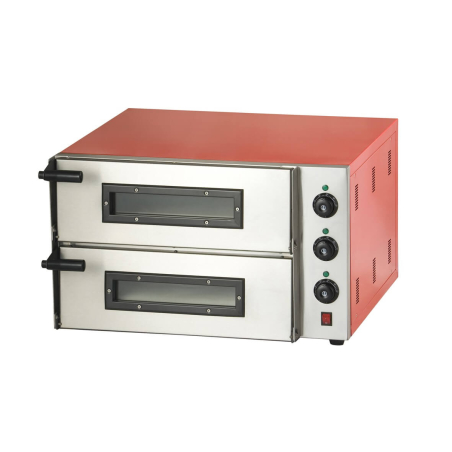Professionele elektrische pizzaoven 2 pizza's 45 cm