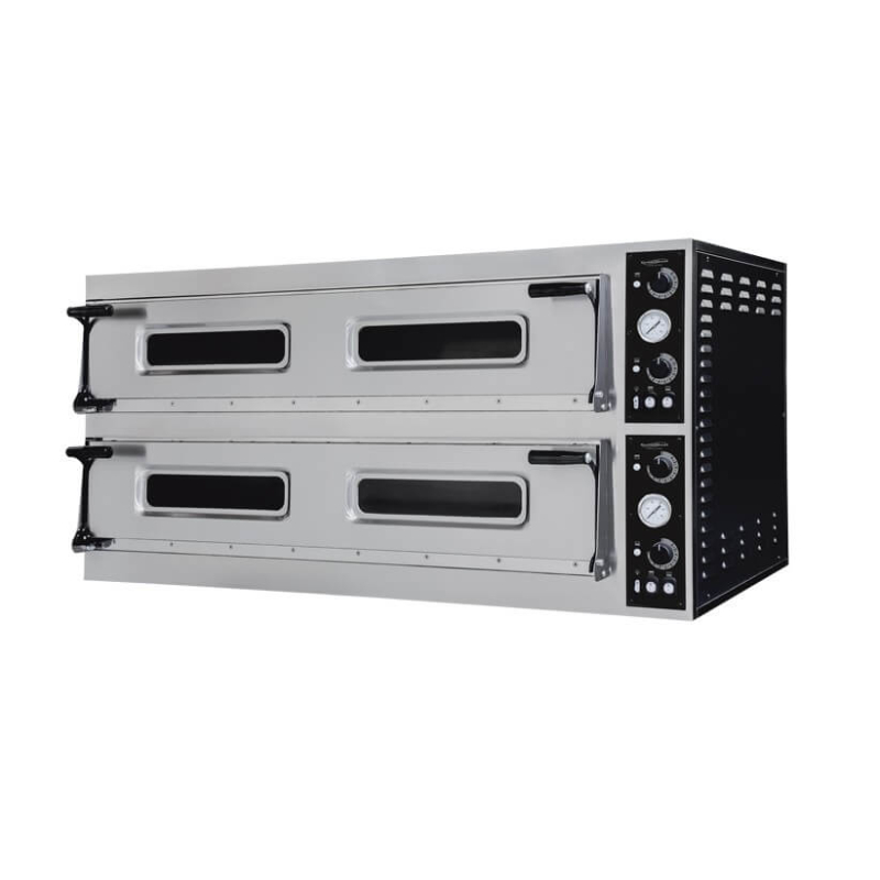 Four &agrave; pizza professionnel &eacute;lectrique et grille 60x40 cm