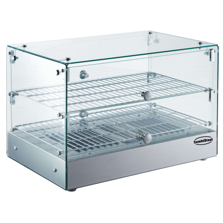 Verwarmde vitrine 35 - 50 - 80 Liter