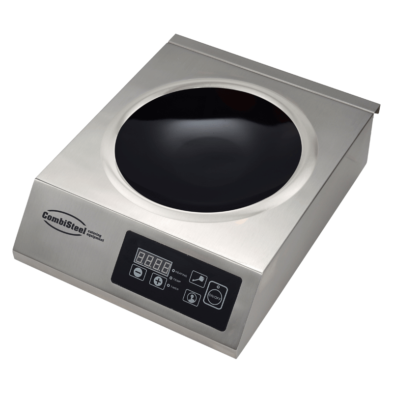 Wok inductiekookplaat