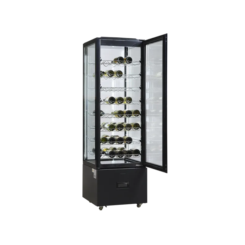 Koelvitrine glas deur 402 liter - Scandomestic - DC402BB