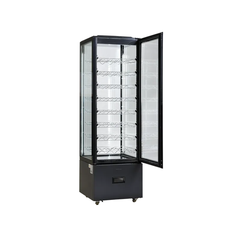 Koelvitrine glas deur 402 liter - Scandomestic - DC402BB