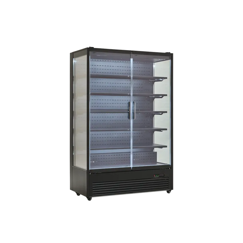 Gekoelde vitrine met dubbele deuren 1292 liter - Scandomestic - MDC1290BB