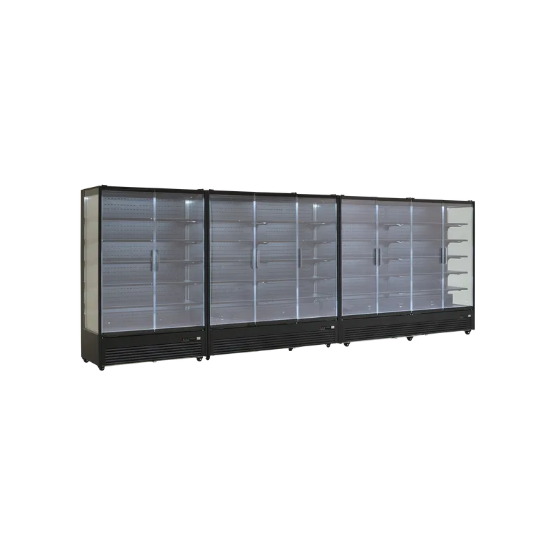 Gekoelde vitrine met dubbele deuren 1292 liter - Scandomestic - MDC1290BB