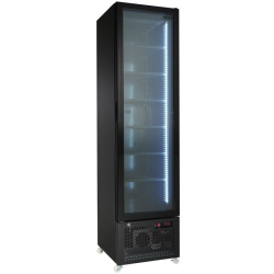 Vriesvitrine 1 deur zwart...