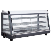 Professionele verwarmde vitrine 186L