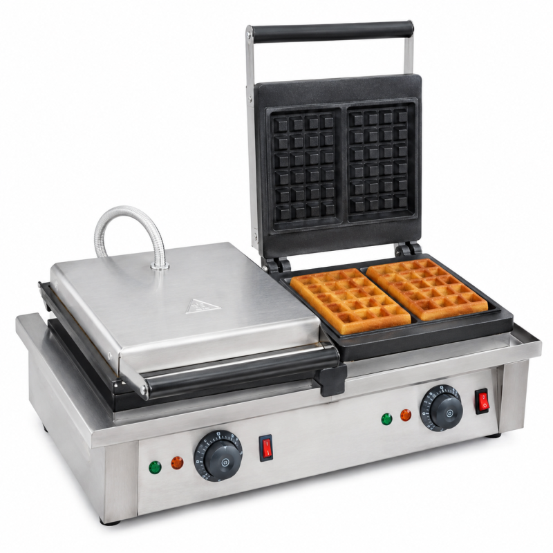 Gaufrier Electrique Professionnel Double 4000W - GDWF-04-2