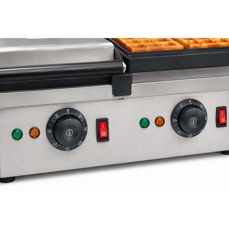 Gaufrier Electrique Professionnel Double 4000W - GDWF-04-2