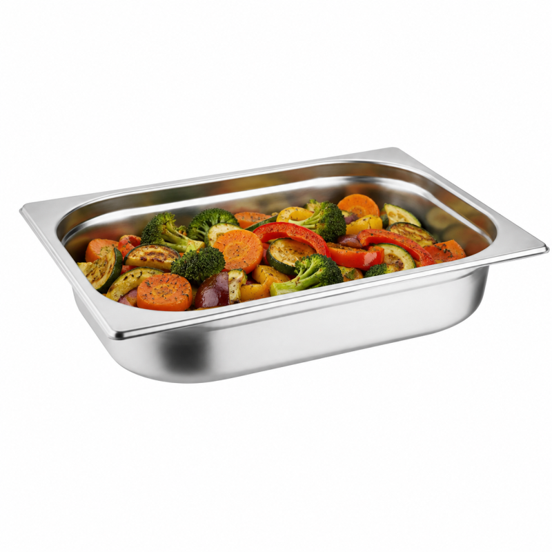 RVS gastronormbak GN 1/2 65mm - GN1/2-65