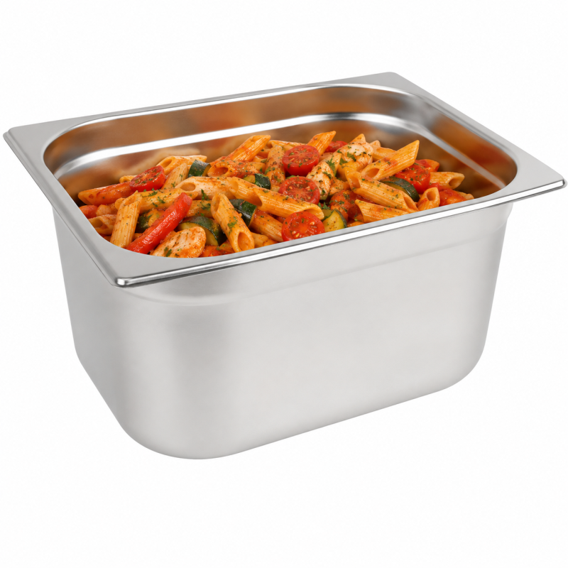 RVS gastronormbak GN 1/2 150mm - GN1/2-150