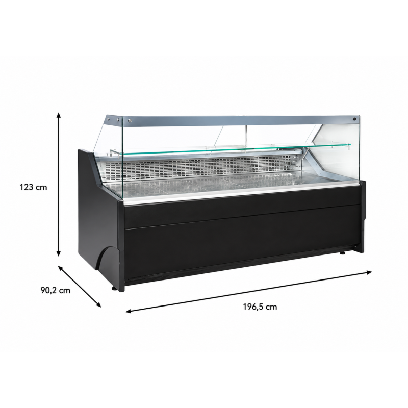 Koeltoonbank Vitrine 1965x902x1230