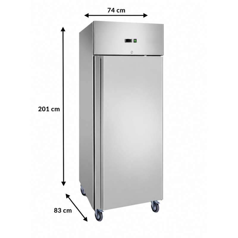 Geventileerde vriezer, negatief- Iceshop - GN650BT