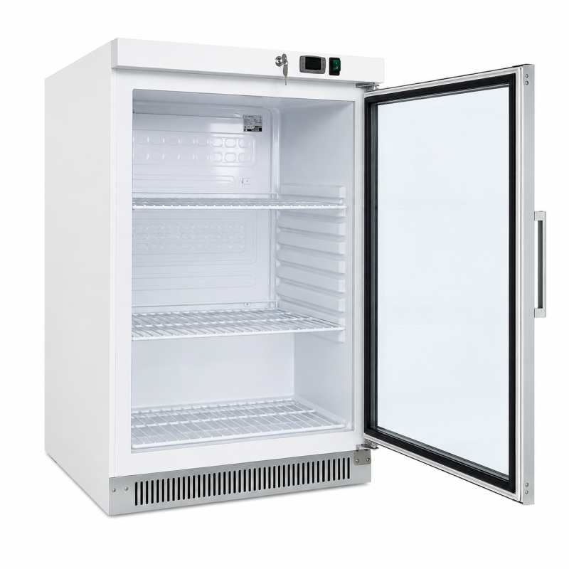 Verticale Koelkast Met Glazen Deur 110 Liter - DR200G