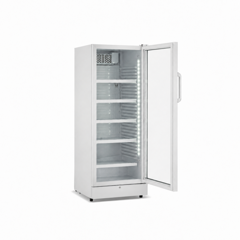 Glazen deur koelkast 380 liter Full White - SC-380CW