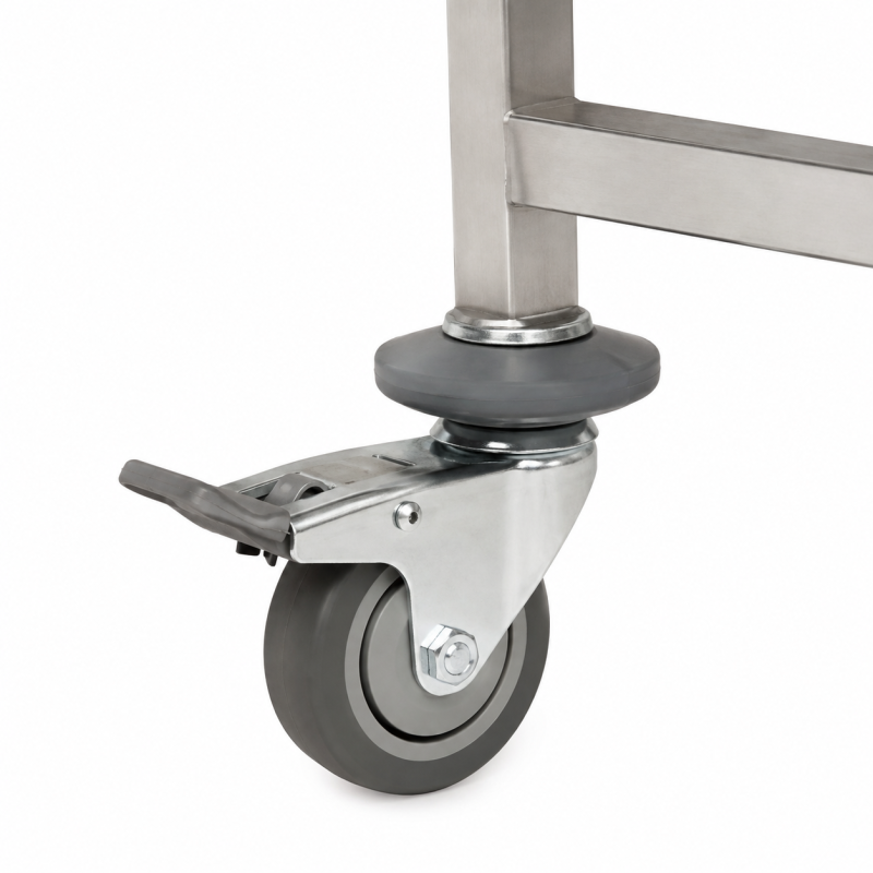 Chariot &agrave; 20 plateaux LR-20L - Profondeur 630 mm, Largeur 460 mm, Hauteur 1860 mm - Marque Mat&eacute;riel Horeca