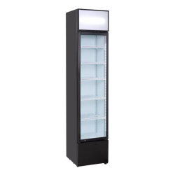 Gekoelde vitrine 160 liter - Scandomestic - DCC217BWD