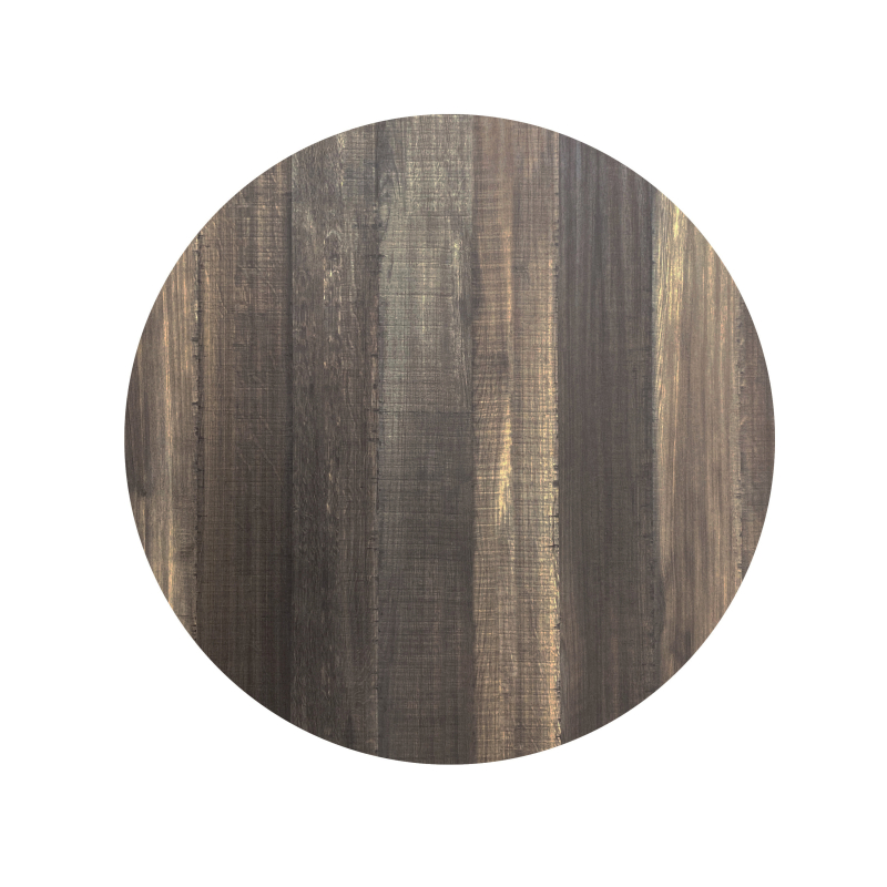 HPL Tafelblad Tropical Wood &Oslash;120 cm - Set van - VEBA - 12120