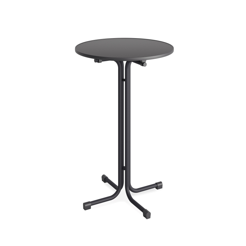 Berlin staantafel Antraciet &Oslash; 80 cm, P15380 - Pak van - VEBA - P15380