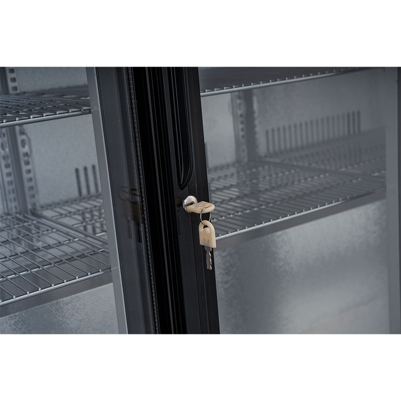 2 deurs led koelkast bar