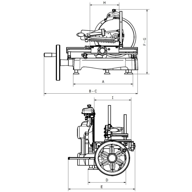 Professionele vliegwielsnijmachine 300 mm