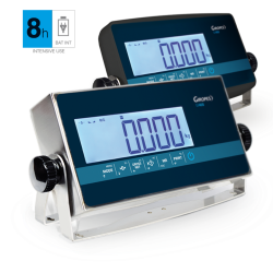 INDICATEUR GI400 BAT POIDS-TARE LCD ABS IP65 Li-iON - Baxtran - 210227 - Baxtran - 210227