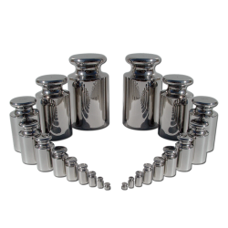 POIDS CYLINDRIQUE 2 kg ACIER INOXYDABLE POLI CLASSE M1 - Baxtran - 260028 - Baxtran - 260028