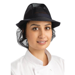Trilby hoed met visnet...