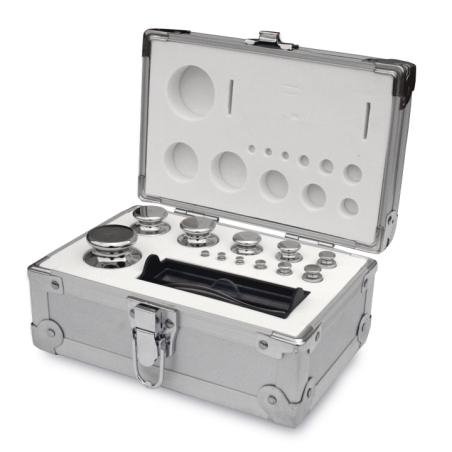 JEU DE POIDS ACIER INOXYDABLE POLI COFFRET ALUMINIUM 1 g - 500 g CLASSE M1 - Baxtran - 260047 - Baxtran - 260047