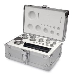 JEU DE POIDS ACIER INOXYDABLE POLI COFFRET ALUMINIUM 1 g - 2 kg CLASSE F1 - Baxtran - 260057 - Baxtran - 260057