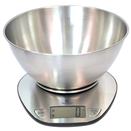 BALANCE DE CUISINE STEEL KS &ndash; 5kg /1g - Baxtran - 261028 - Baxtran - 261028