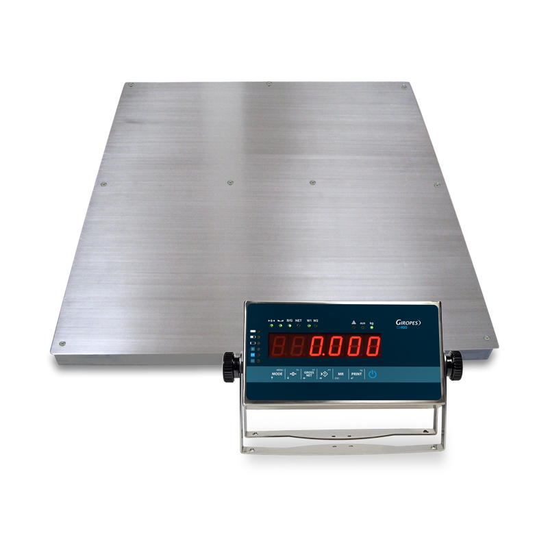 Baxtran - BASCULE BGI 4 CAPTEURS 1200 x 1200 3.000 Kg. ENTI&Egrave;REMENT INOXYDABLE+INDICATEUR GI400i IP65 - Baxtran - 260730