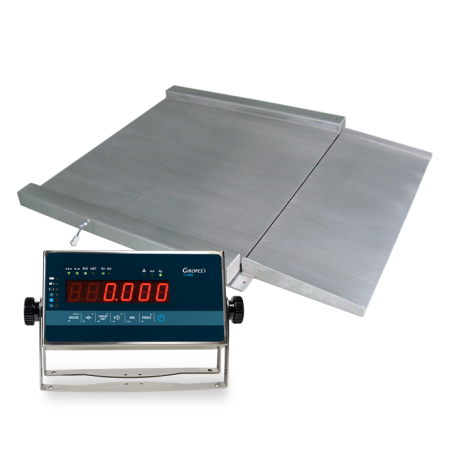 Baxtran - BASCULE RGI 4 CAPTEURS INOX 1500 X 1200-3.000KG+INDICATEUR GI400i IP65 - Baxtran - 260738