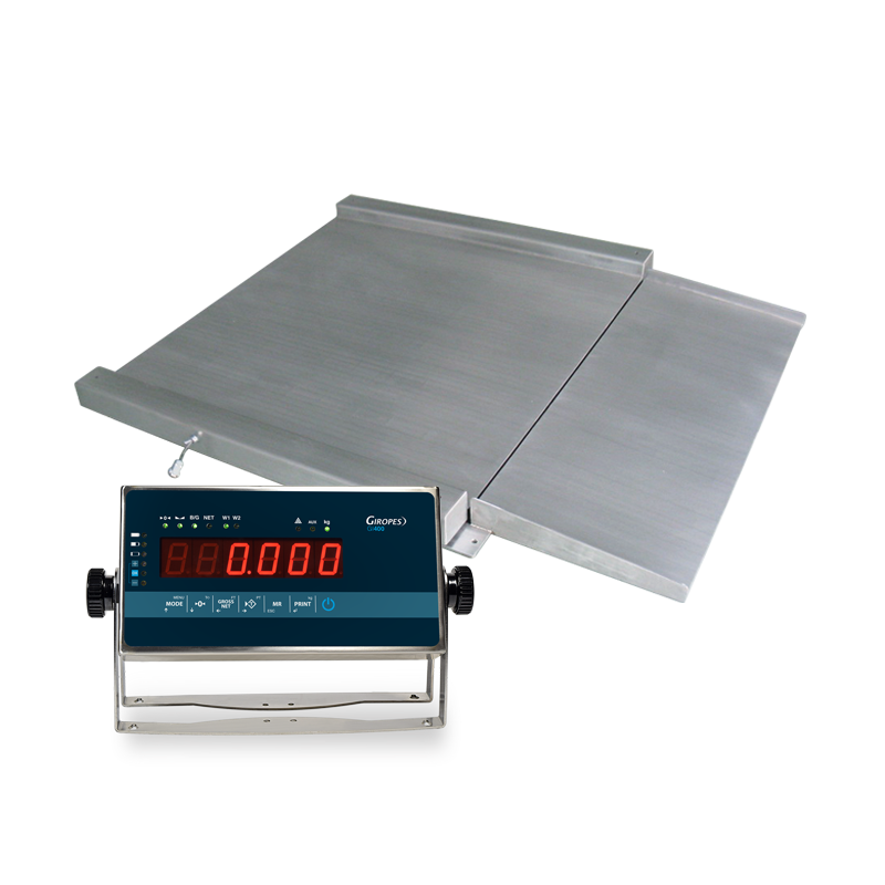 Baxtran - BASCULE RGI 4 CAPTEURS INOX 1500 X 1500-1.500KG+INDICATEUR GI400i IP65 - Baxtran - 260739