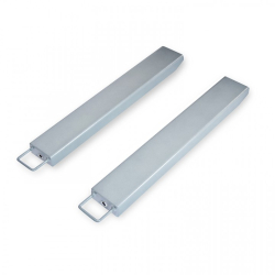Baxtran - JEU DE 2 BARRES PESEUSES XFI PEINTES 1200MM+INDICATEUR BR15 - Baxtran - 260742