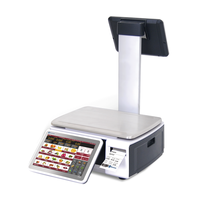 Baxtran - BALANCE &Eacute;TIQUETEUSE TACTILE S75P 6/15 kg COLONNE - Baxtran - 260829