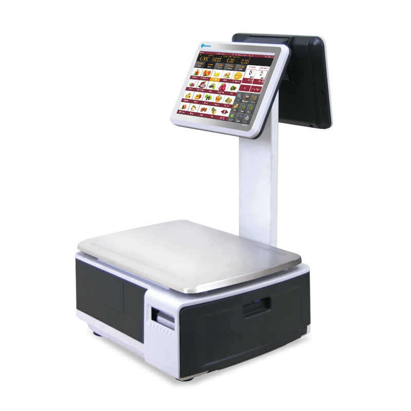 Baxtran - BALANCE &Eacute;TIQUETEUSE TACTILE S75PD 3/6 kg COLONNE DOUBLE AFFICHAGE - Baxtran - 260850
