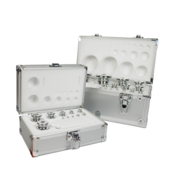 Baxtran - JEU DE POIDS ACIER CHROM&Eacute; COFFRET ALUMINIUM 1 g - 500 g CLASSE M1 - Baxtran - 260908