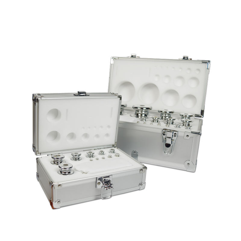 Baxtran - JEU DE POIDS ACIER CHROM&Eacute; COFFRET ALUMINIUM 1 g - 2 kg CLASSE M1 - Baxtran - 260910